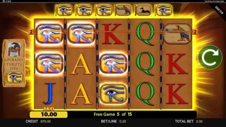 Eye of Horus: The Golden Tablet slot screenshot 7