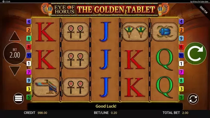 Eye of Horus: The Golden Tablet slot screenshot 