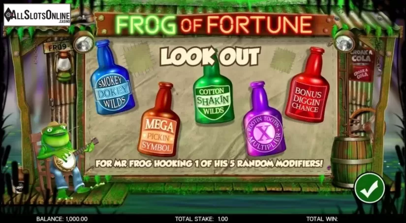 Random Modifiers. Frog of Fortune from CORE Gaming