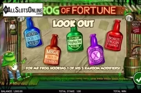 Random Modifiers. Frog of Fortune from CORE Gaming