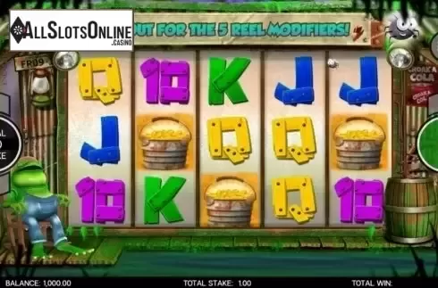 Reel Screen. Frog of Fortune from CORE Gaming