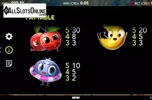Paytable screen 2