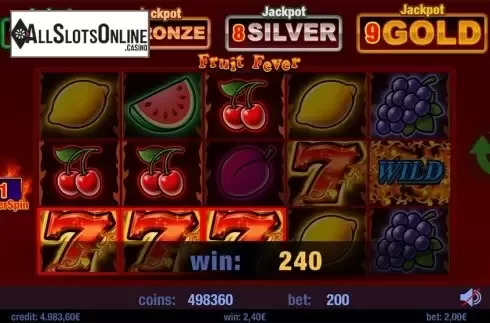 Game workflow 5. Fruit Fever from Swintt