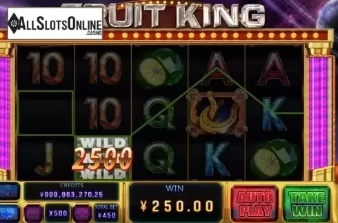 Win Screen. Fruit King from CQ9Gaming