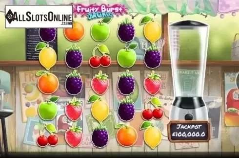 Reel Screen. Fruity Burst Jackpot from Playtech