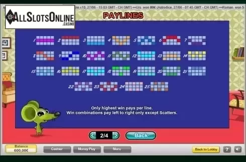 Paytable 2. Funtastic Pets from NeoGames