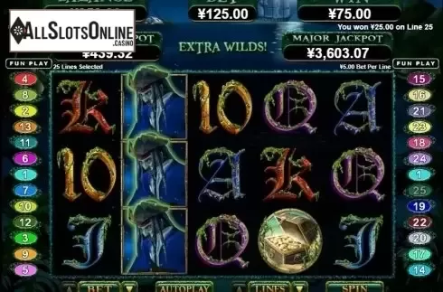 Win Screen. Ghost Ship from RTG