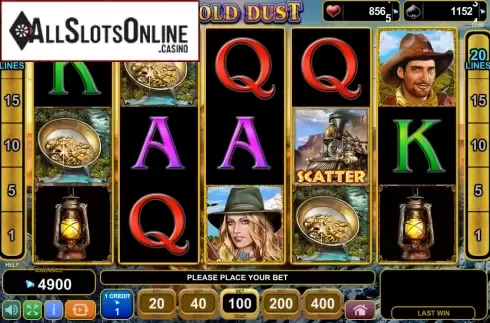 Screen9. Gold Dust from EGT