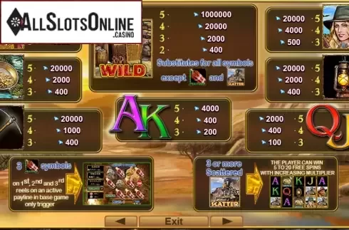 Screen2. Gold Dust from EGT