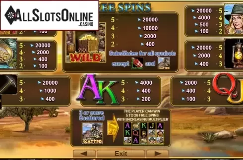 Screen3. Gold Dust from EGT