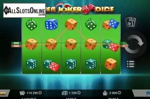 Screen6. Golden Joker Dice from MrSlotty