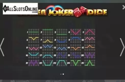 Screen3. Golden Joker Dice from MrSlotty