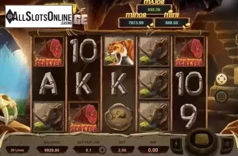 Free Spins screen