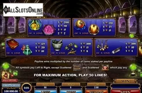 4. Great Griffin from Microgaming