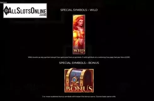 Special symbols screen