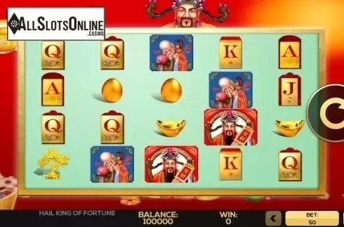 Reel Screen. Hail King of Fortune from High 5 Games