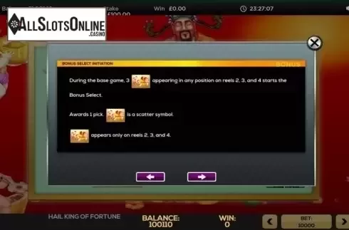 Game Rules 1. Hail King of Fortune from High 5 Games
