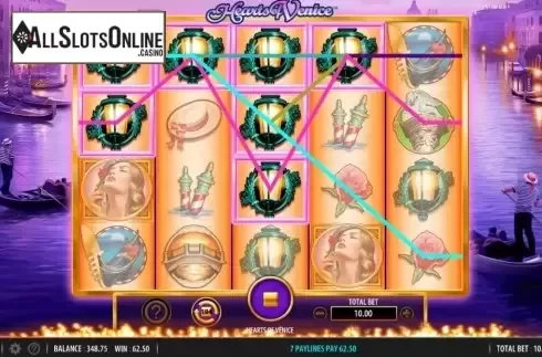 Win Screen 3. Hearts of Venice from WMS