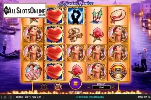 Win Screen 5. Hearts of Venice from WMS