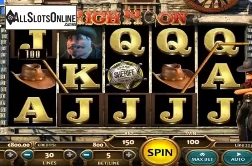 Win Screen. High Noon from Nucleus Gaming