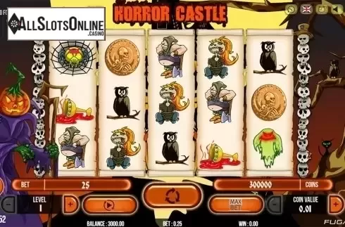 Reels screen. Horror Castle from Fugaso