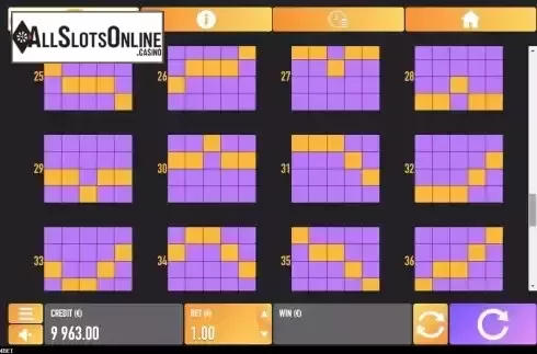 Pay Lines screen 3