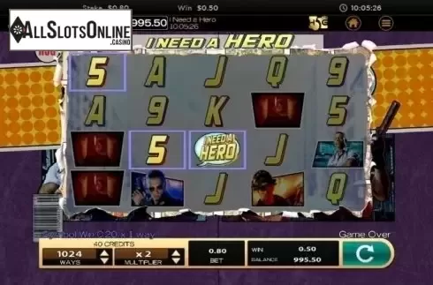 Wild Screen 1. I Need a Hero from High 5 Games