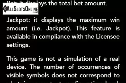 Game Rules screen