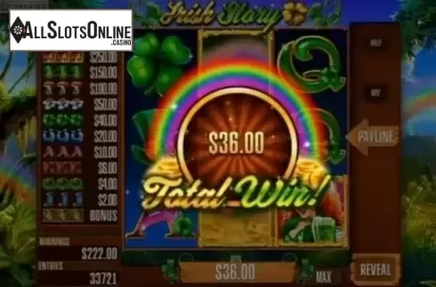 Win screen 3. Irish Story from InBet Games