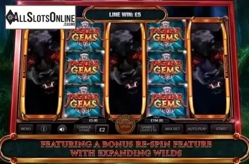 Screen 4. Jaguar Gems from Inspired Gaming