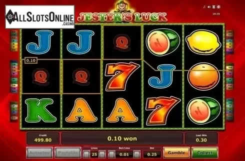 Win Screen 2. Jesters Luck from Novomatic