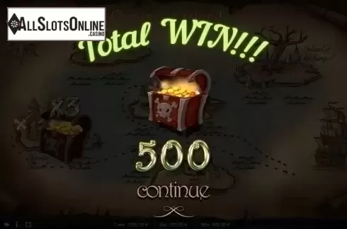 Big win screen. Jolly Roger (Thunderspin) from Thunderspin