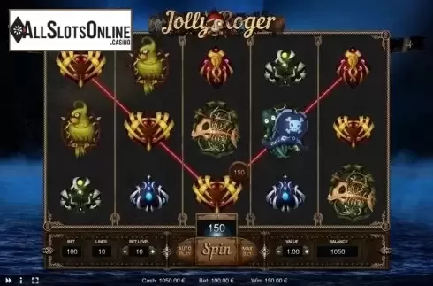 Win screen. Jolly Roger (Thunderspin) from Thunderspin