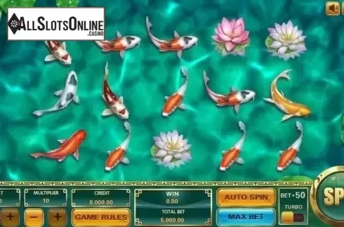Game Screen. Koi Treasure from XIN Gaming
