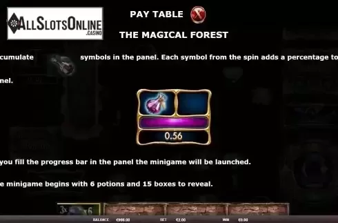 Feature screen