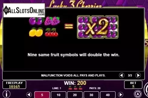 Game Rules screen