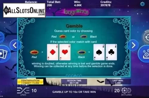 Gamble. Lucky Witch (DLV) from DLV