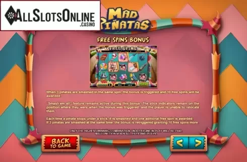 Screen7. Mad Pinatas from Leander Games