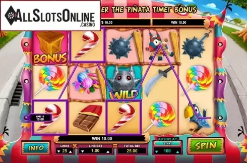 Screen3. Mad Pinatas from Leander Games