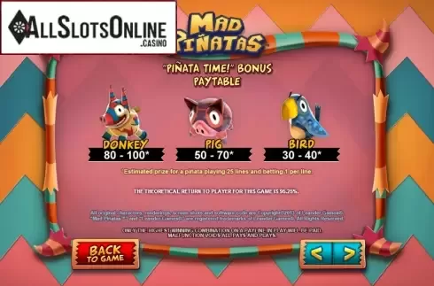 Screen9. Mad Pinatas from Leander Games