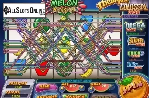 Game Workflow screen (Betway). Melon Madness from Bwin.Party