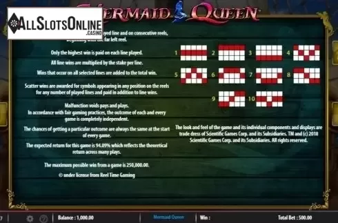 Rules. Mermaid Queen (SG) from SG