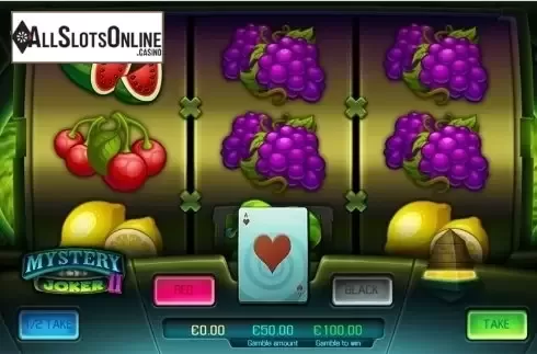 Gamble screen. Mystery Apollo II from Apollo Games