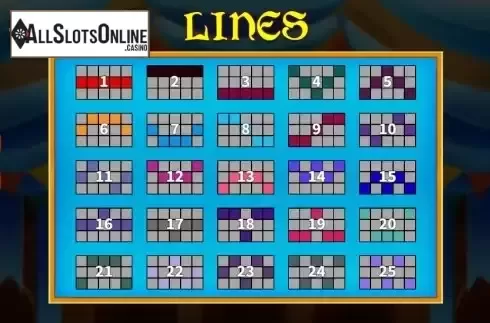 PayLines screen