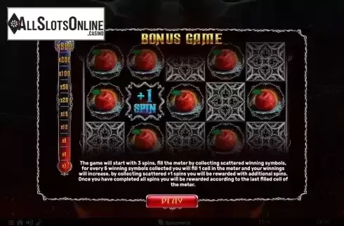 Bonus Game screen 2