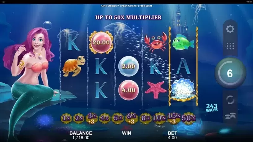 Pearl Catcher slot screenshot 4