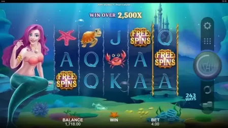 Pearl Catcher slot screenshot 2