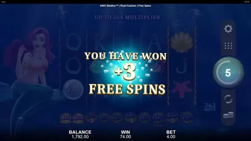 Pearl Catcher slot screenshot 6