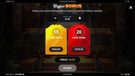 Pharaoh's Reign slot screenshot 3