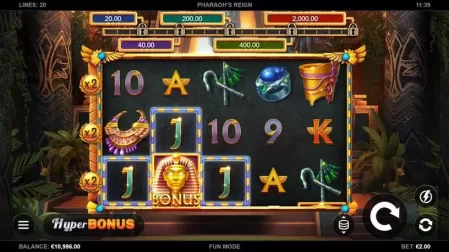 Pharaoh's Reign slot screenshot 2